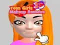ゲーム十代の女の子のメイクを削除する 3D オンライン