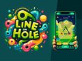 ゲーム穴の上の線オンライン