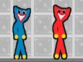 ゲーム赤と青のスティックハギー オンライン