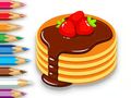 ゲーム塗り絵: ストロベリーパンケーキ オンライン