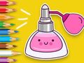 ゲーム塗り絵: 香水瓶 オンライン