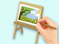 ゲーム塗り絵: Paysage 製図板 オンライン