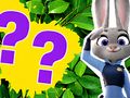 ゲームキッズクイズ: ズートピアについて何を知っていますか オンライン