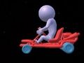 ゲーム宇宙でのカート走行 オンライン