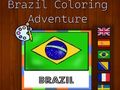 ゲームブラジルぬりえアドベンチャー オンライン
