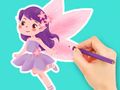 ゲーム塗り絵: 花の妖精 オンライン