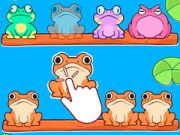 ゲームカエルの並べ替え オンライン