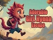 ゲーム愛らしい女の子のハイエナの脱出 オンライン