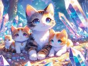 ゲームかわいい猫の冒険 オンライン