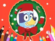 ゲーム塗り絵: ブルーイ サンタ クロース オンライン ゲーム塗り絵: ブルーイ サンタ クロース オンライン