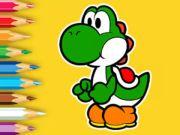 ゲームぬり絵: ヨッシーフィッシングデー オンライン