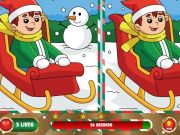 ゲームクリスマス間違い探し オンライン