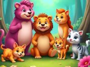 ゲーム動物の名前パズル オンライン