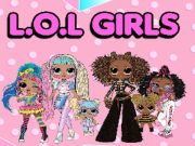 ゲームL. O. L OMG 女の子の塗り絵 オンライン