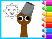 ゲーム塗り絵:Sprunki Brud オンライン ゲーム塗り絵:Sprunki Brud オンライン