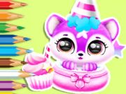 ゲーム塗り絵：ベイビーフラフの誕生日 オンライン