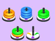 ゲームフープスタックカラーリング オンライン
