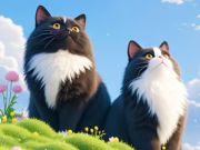 ゲームジグソーパズル：猫の昼寝 オンライン