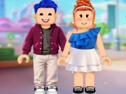 ゲームRobloxカップルのドレスアップ オンライン