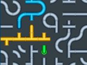ゲームパイプウォーターパズルを接続します オンライン