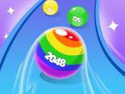 ゲーム2048ゴージャスなボールを走らせます オンライン