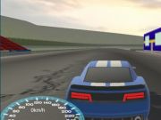 ゲーム青い車を運転します オンライン