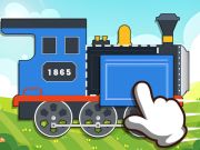 ゲーム子供向けのラボブリックトレインゲーム オンライン