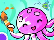 ゲーム塗り絵：水族館 オンライン