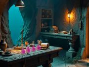 ゲーム水中魔術師の脱出 オンライン