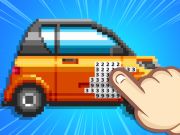 ゲーム数字で楽しい色をピクセル オンライン