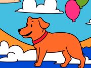 ゲームコードによる色：黄色の犬 オンライン