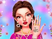 ゲーム有名人のスプリングマニキュアデザイン オンライン