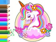 ゲーム塗り絵：ユニコーンガーデン オンライン