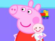 ゲームジグソーパズル：ペッパ豚の新しい赤ちゃん オンライン