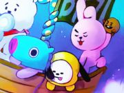 ゲームジグソーパズル：BT21の友達 オンライン