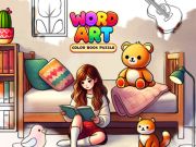 ゲームワードアート：カラーブックパズルオンライン