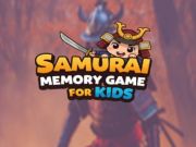 ゲーム子供向けのサムライのメモリゲームオンライン