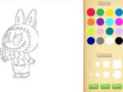 ゲーム子供のためのChibi Labubuの塗り絵オンライン