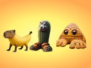 ゲーム声の演技をしたイタリアの動物オンライン