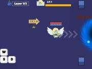 ゲーム冒険を撮影するスペース詐欺師オンライン