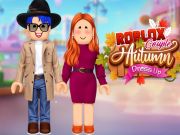ゲームRobloxカップルの秋のドレスアップオンライン