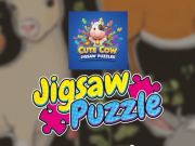 ゲームかわいい牛のジグソーパズルオンライン