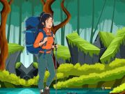 ゲーム女の子はハイキングの目的地に到達しますオンライン