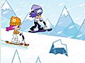 ゲーム雪のスクーターでオンライン