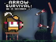 ゲーム矢のサバイバル：15秒オンライン