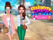 ゲーム有名人のクラシック夏のストライプオンライン