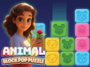 ゲームアニマルブロックポップパズルオンライン