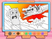 ゲーム塗り絵：Bombardino Crocodiloオンライン