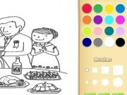 ゲーム子供向けの結婚式の塗り絵オンライン