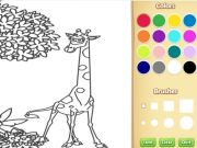 ゲーム子供のためのジャングル動物塗り絵オンライン